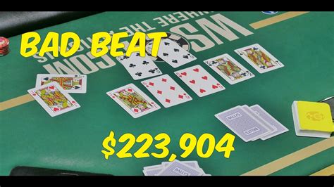 bad beat poker payout